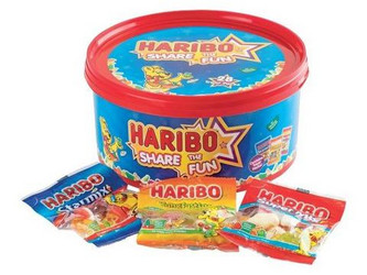 Продуктови Категории Бонбони Желирани бонбони HARIBO 600 gr